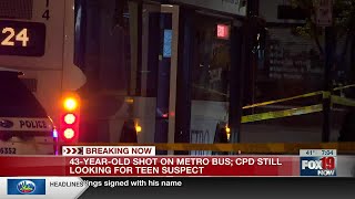 43-year-old shot on Metro bus; CPD looking for teen suspect