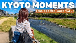 Kyoto Day Trip from Osaka | Peaceful Kyoto: Aoniyoshi Train, River Walks & Kyoto Eats | Japan Vlog screenshot 2
