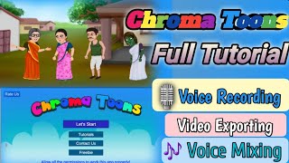 Make Animation In Mobile | Chroma Toons Full Tutorial | Mahesh Kumar