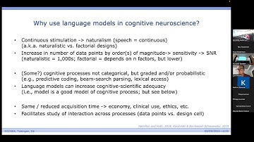 IICCSSS 2022 - Lars Meyer: Language Models in Electrophysiological Research
