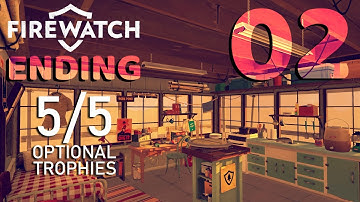 Firewatch Ending FULL Game Walkthrough Part 2 (5 Optional Trophies)