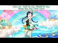 SUKI for you, DREAM for you! (Kanan Solo) - Eng/Rom Color-Coded Lyrics - Aqours