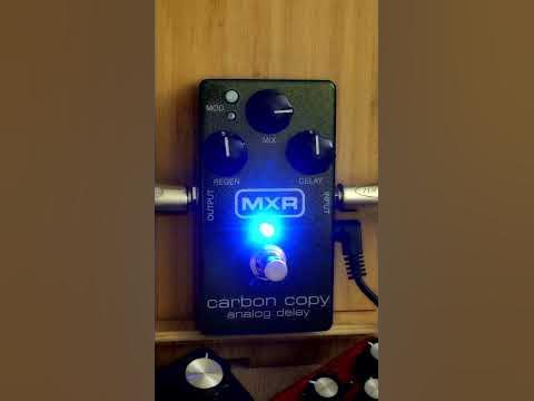 MXR Carbon Copy Analog Delay - Part 1 - YouTube