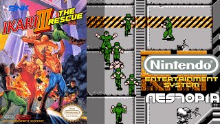 Ikari III: The Rescue (1991) Nintendo Entertainment System (NES) Gameplay in HD (Nestopia)