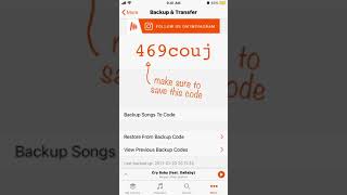 How to transfer songs in MUSI app?