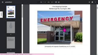 💥 Fire Spaces Report with PocketSurvey Surveying Software 💥 Report Video 💥 screenshot 5