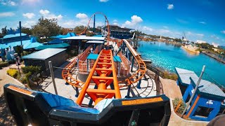 [POV] Ice Breaker Roller Coaster | SeaWorld Orlando