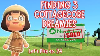 VILLAGER HUNTING FOR MY FIRST 3 PLOTS | PINK FORESTY COTTAGECORE | Island Restart Day 3 | Lets Play