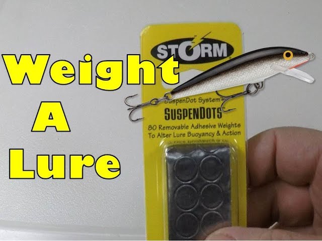 How to Weight a Lure - With Suspendots 