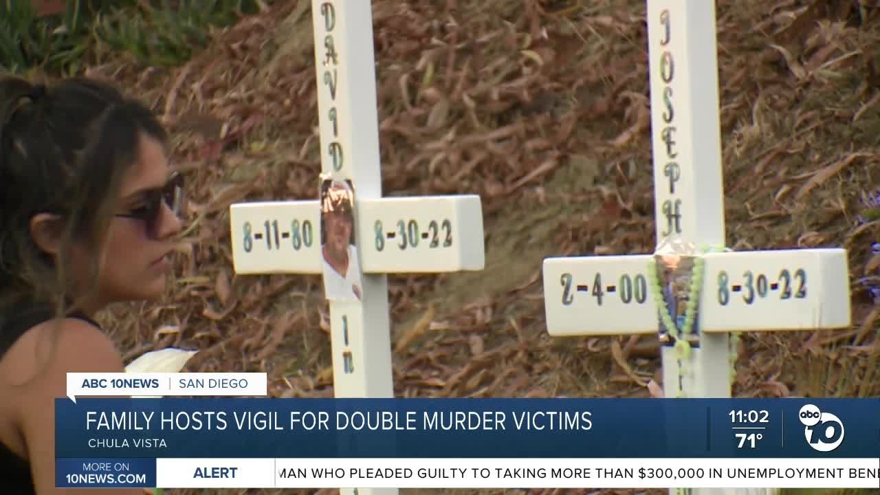 Family hosts vigil for two men killed in Chula Vista - YouTube