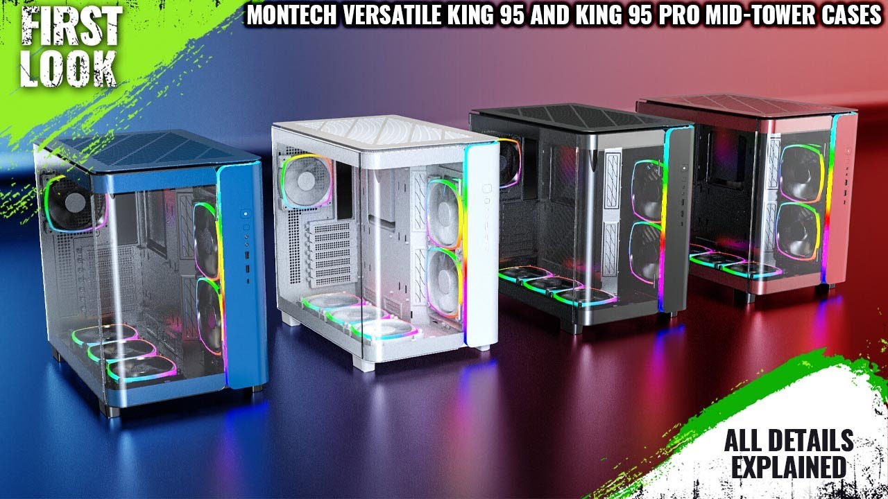 MONTECH Versatile KING 95 And KING 95 Pro Midtower Cases Launched