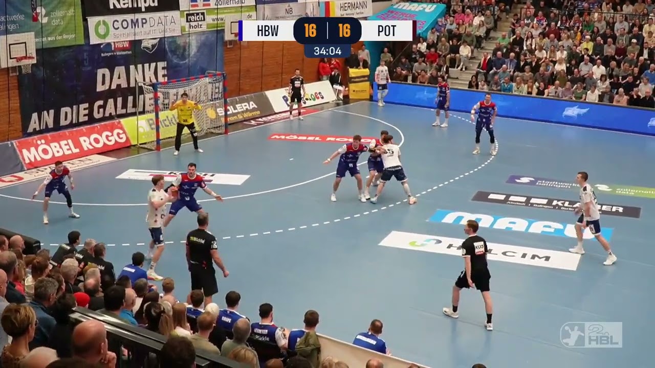 HBW Balingen Weilstetten vs  1  VfL Potsdam - Game Highlights
