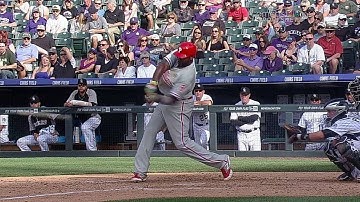 Howard drops an RBI single into right