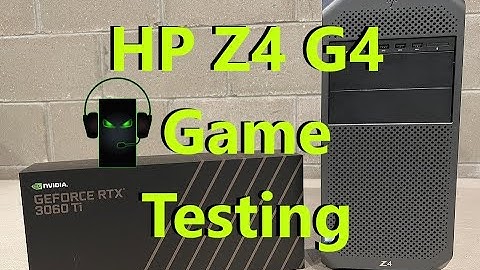 A Close up Look at the HP Z4 G4 Workstation + RTX 3060 Ti Install + PC Game Testing