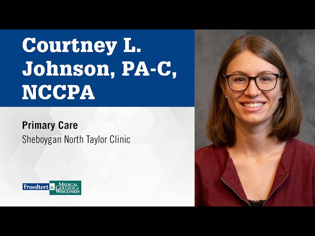 Watch Courtney Johnson, nurse practitioner, family medicine on YouTube.