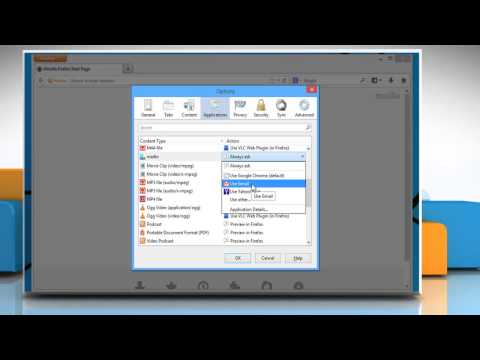 How to make webmail your default e-mail client in Mozilla® Firefox