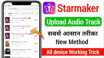 How to Upload audio track on starmaker  | starmaker upload audio track 2023 |