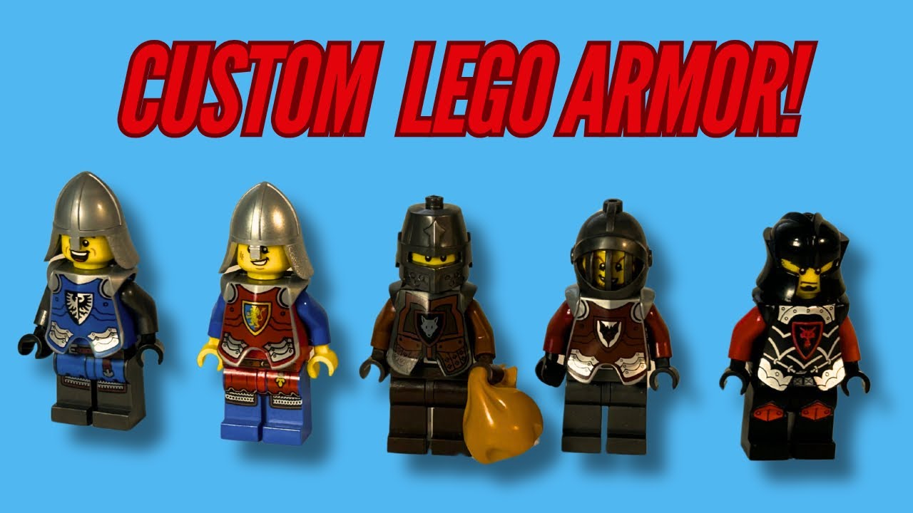 Customize Your Lego Knights with These Armor Pieces! - MuseBrickArts Review