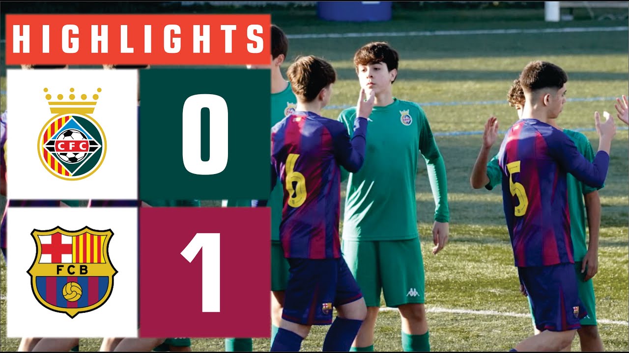 Jornada 16 (25/26) - CERDANYOLA VALLES, F.C. A - BARCELONA, F.C. A (Resumen)