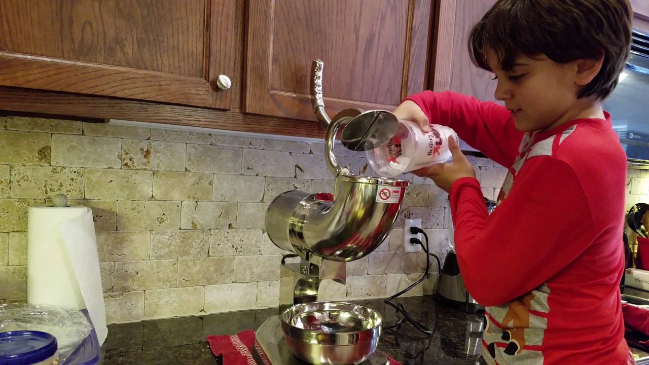 Commercial Snow cone Machine for Christmas YouTube