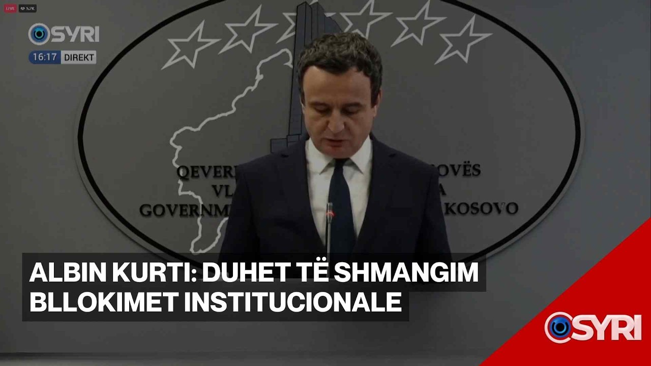 Albin Kurti: Duhet të shmangim bllokimet institucionale