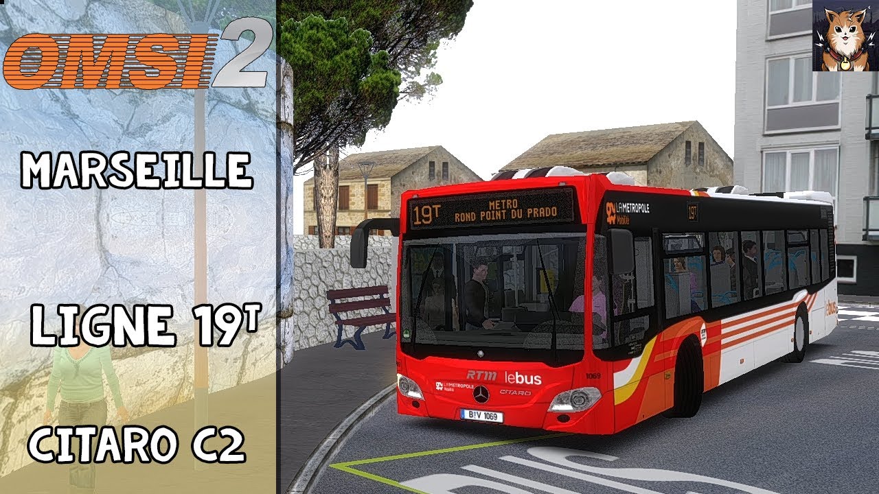 [OMSI 2] | Marseille2018 | Ligne 19T : Madrague de Montredon - Métro Rond-Point du Prado | (C2) | FR