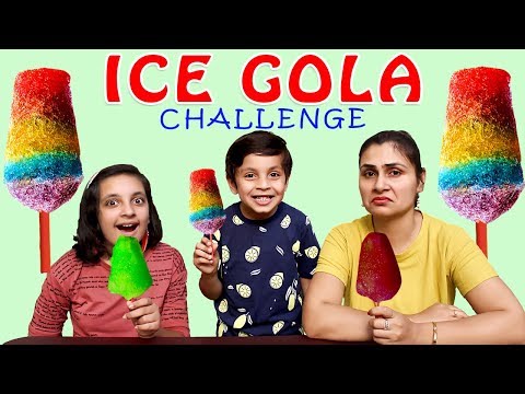 ICE GOLA CHALLENGE | Kids Funny Family Challenge | Aayu and Pihu Show