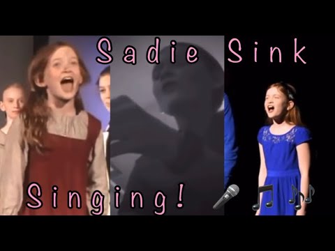Sadie Sink singing compilation