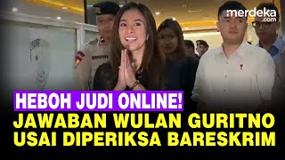 Reaksi Wulan Guritno Usai Diperiksa Bareskrim Polri Terkait Judi Online
