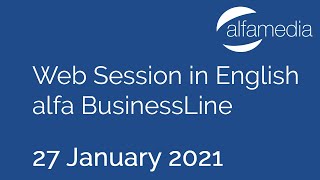 alfa BusinessLine Web Session in English 27 January 2021