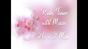 Reiki Timer 3 Min - Relaxing Music with Bells Every 3 Minutes  26x3 Min  Yin Yoga Timer