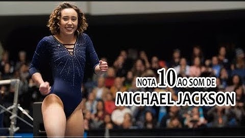 Ginasta nota 10 - Nota máxima ao som de Michael Jackson