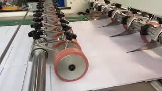 A4 Copy Paper Roll to Sheet Cutting Machine inline Automatic Roll Feeding Wrapping Packing Machine