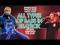 All types of bass in beatbox
