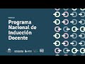 Webinar Programa Nacional de Inducción Docente