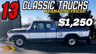Affordable Classics: 13 Trucks at Amazing Prices!