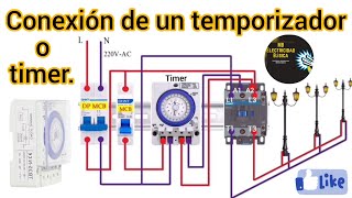 Cómo conectar faroles con un TEMPORIZADOR O TIMER.