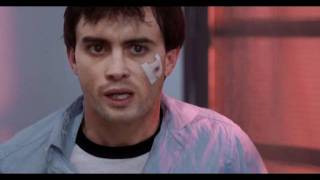 Jeffrey Combs & Barbara Crampton in "From Beyond" (mental hospital / "gingerbread" scene)
