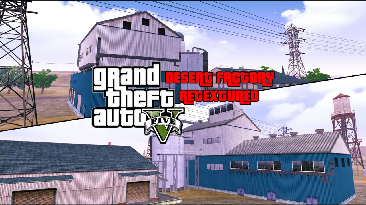 GTA V FACTORY DESERT RETEXTURE GTA SA ANDROID
