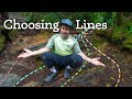 Look up a quick intro to choosing mtb lines