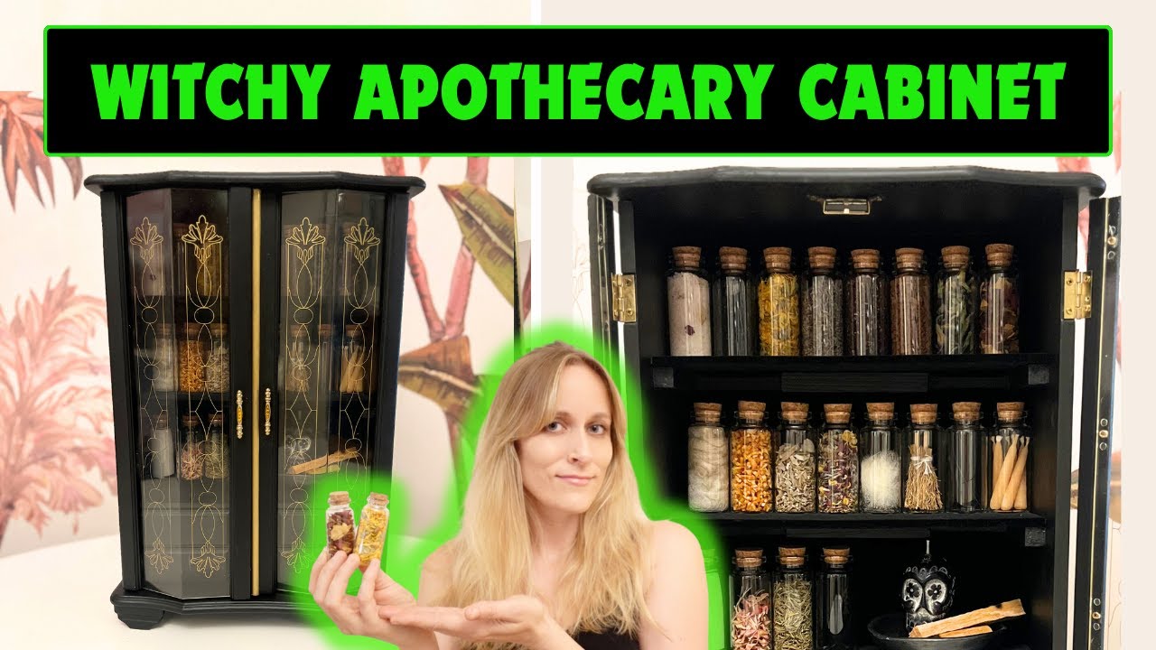 Apothecary Cabinet DIY - Craftsy Soul