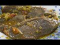 Lengua de Res bañada en una rica salsa una verdadera delicia Colombiana