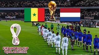 PES 21 - Senegal vs Netherlands  FIFA World Cup 2022 Qatar