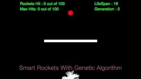 Smart Rockets - Genetic Algorithm Application #1