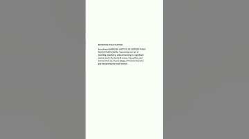 Definition of Accounting