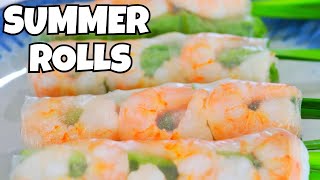 Vietnamese Fresh Spring Rolls Recipe (Summer Rolls)