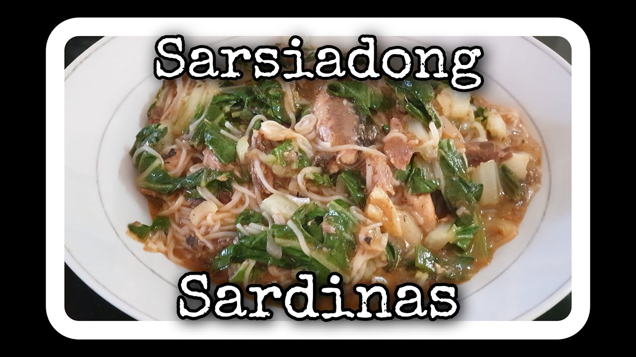 Sardines with Sotanghon, Quick & Easy YouTube
