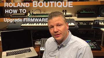 Roland Boutique: How to update firmware
