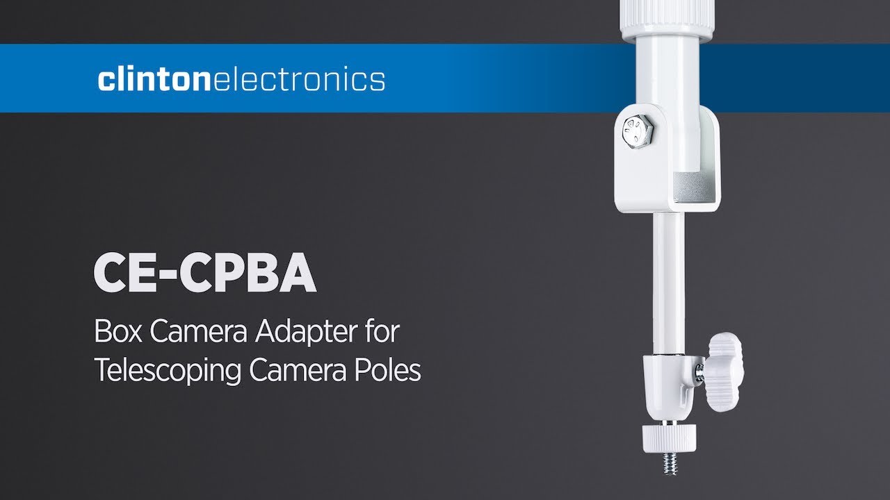 Camera Pole Box Camera Adapter Bracket - Clinton Electronics
