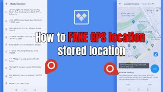 FAKE GPS LOCATION,Change Your Location, How To Use Clone App GPS Locatio,stored location screenshot 5
